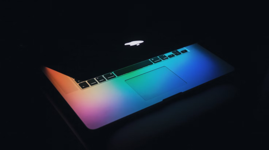 Mac with built-in camera 